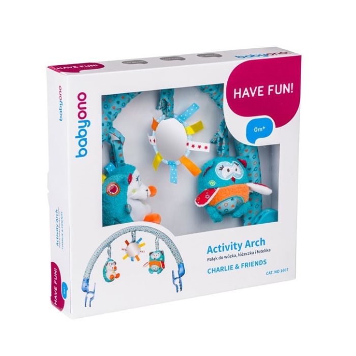 Rotaļlietu loks ratiņiem/krēsiņam "Hedgehog and friends"