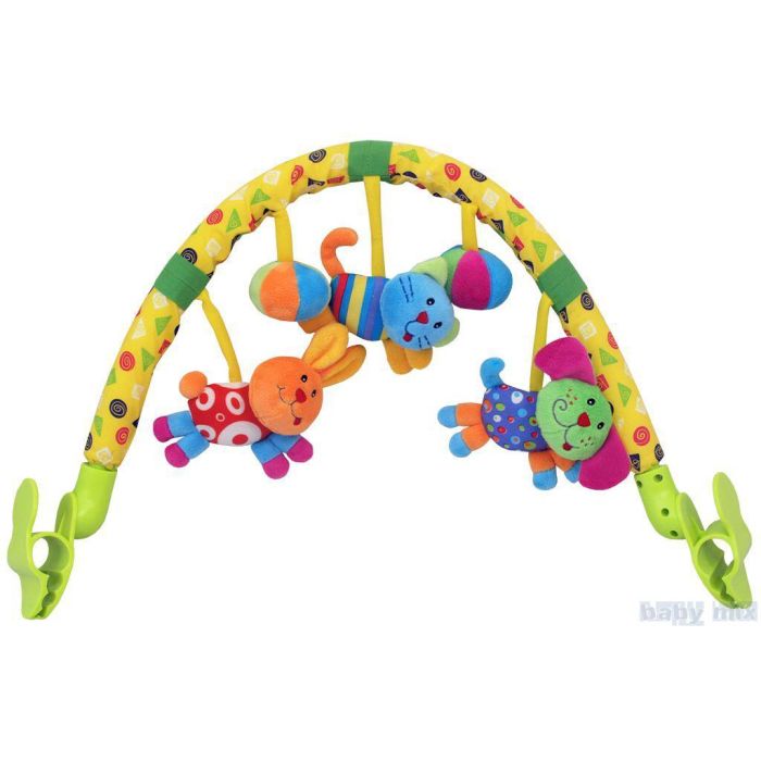 Rotaļlietu loks ratiņiem/krēsiņam "Kitty"