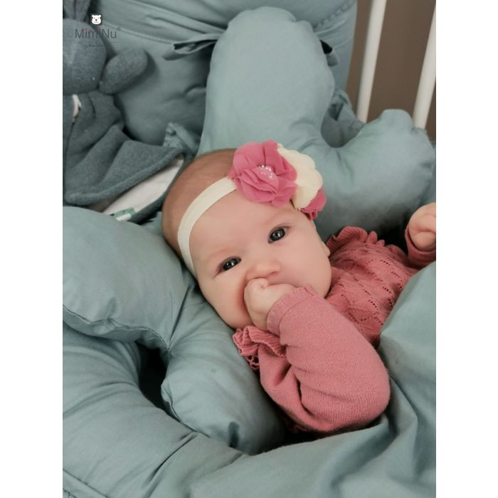  Ligzdiņa - kokons jaundzimušajiem "Royal" teal