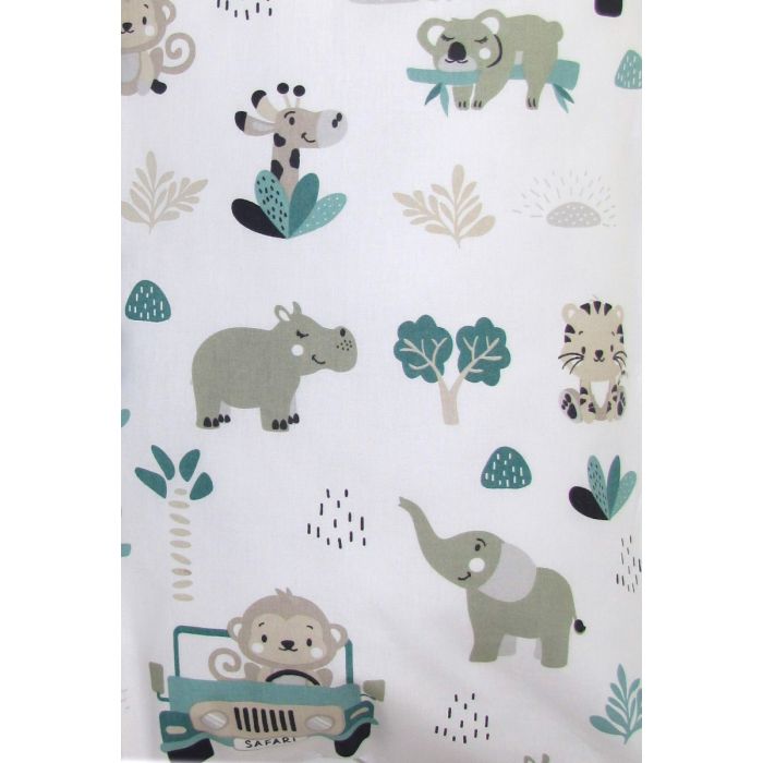 Bērnu palags ar gumiju 120x60 "Safari time" 