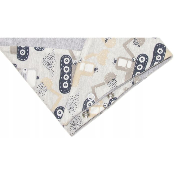 Zīdaiņu cepurīte ar šalli "Love" - Grey