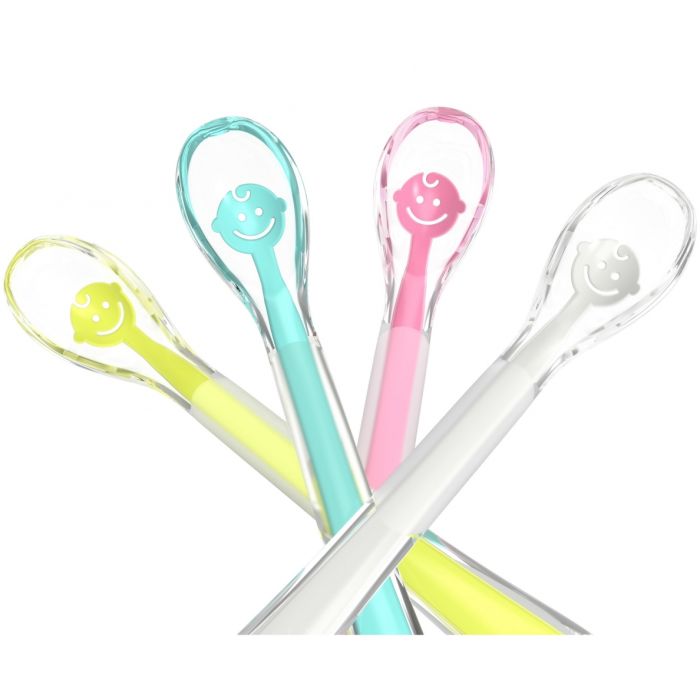 Babyono mīksta silikona karote, balts