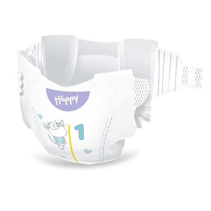 Autiņbiksītes BELLA Newborn “1” 2-5kg 82gab. Soft&Delicate (jaundzimušajiem)