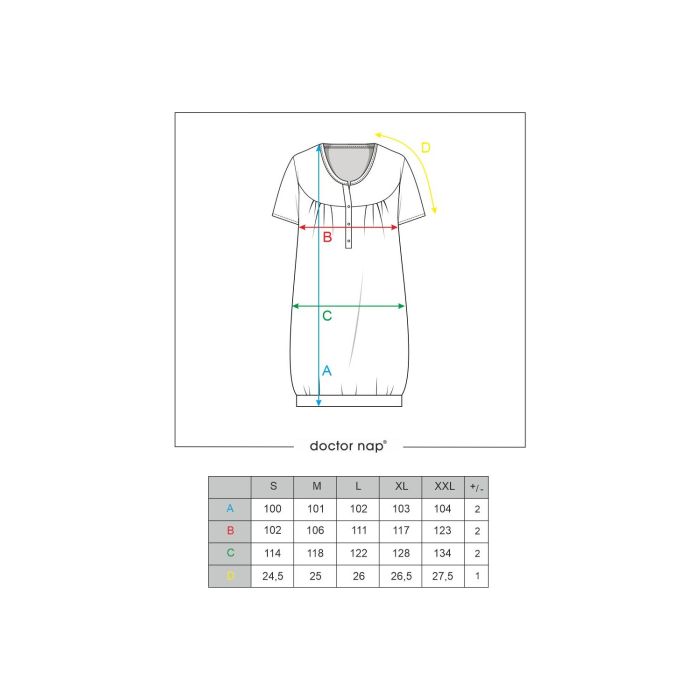 Kokvilnas naktskrekls grūtniecēm un barojošām "Verona" beige S-XXL 