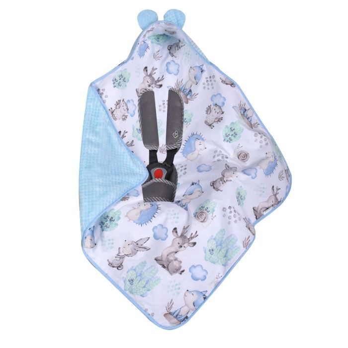 Autokrēsliņa guļammaiss "Ulf" 80x80 cm zils