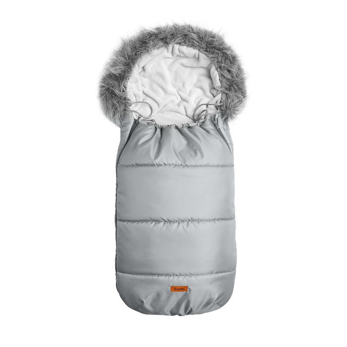 Šiltas miegmaišis - vokelis "MAIA" tamsiai pilkas