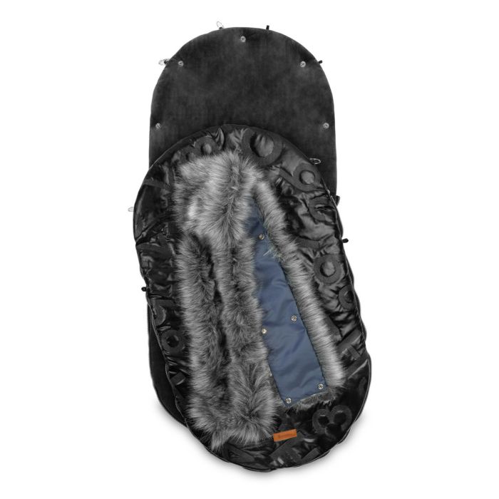 Guļammaiss bērnu ratiem "Aspen glamour" melns