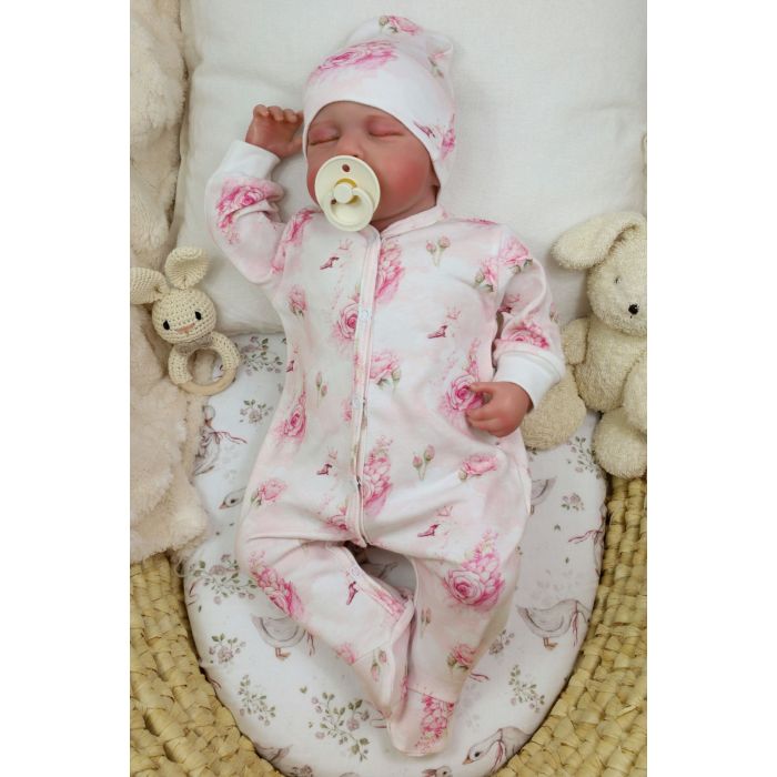 Zīdaiņu rāpulītis ar piedurknēm  "Swan" 