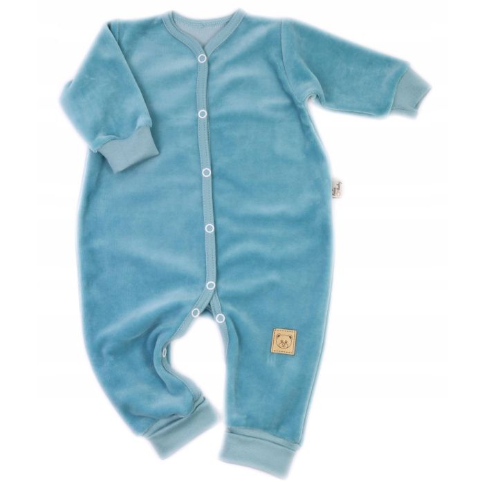 Zīdaiņu rāpulītis ar piedurknēm  "Velour iceberg"  