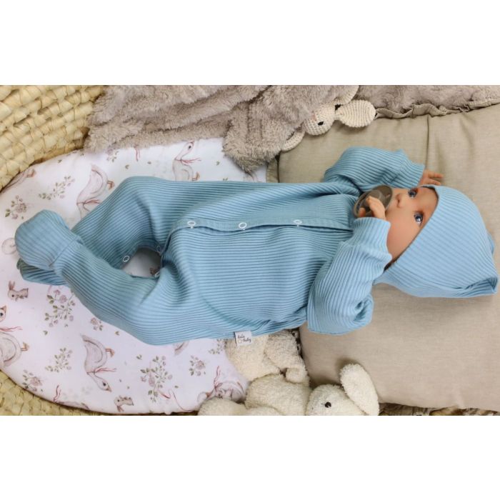 Zīdaiņu rāpulītis ar piedurknēm  "Lined lux" iceberg