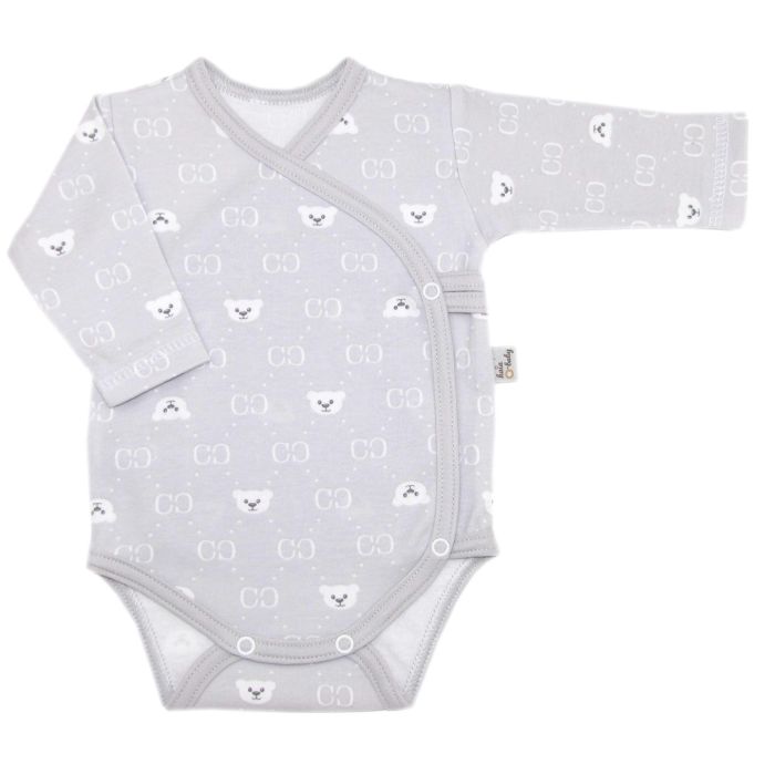 Bodijs zīdaiņu "Bear glamour grey" 