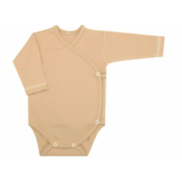 Bodijs ar garām piedurknēm "Blank beige"    