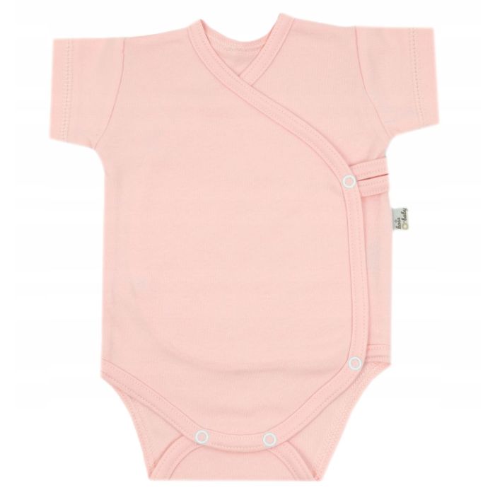 Bodijs ar īsām piedurknēm "One" candy pink