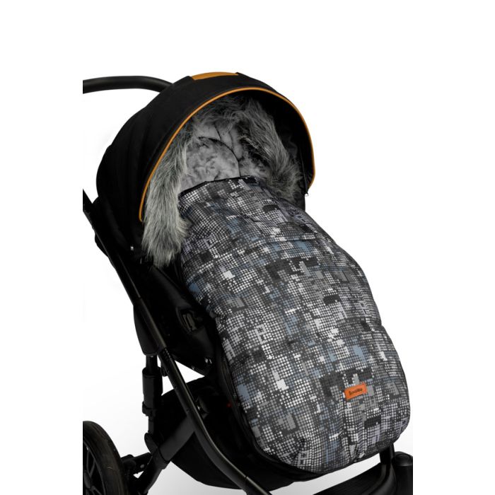 Bērnu ratiņu guļammaiss "Electra graphite" pelēks