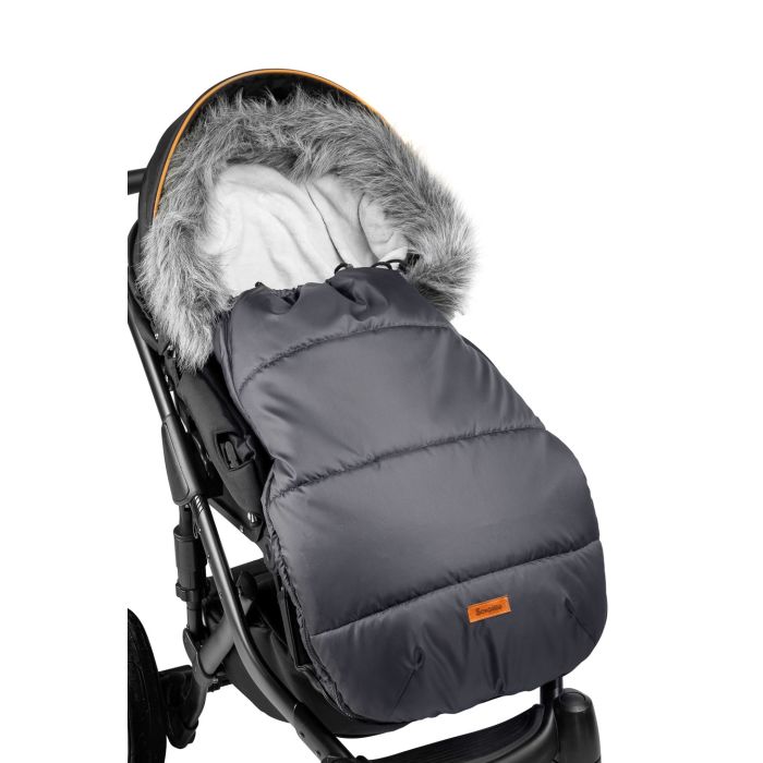 Bērnu ratiņu guļammaiss "MAIA" tumši pelēks