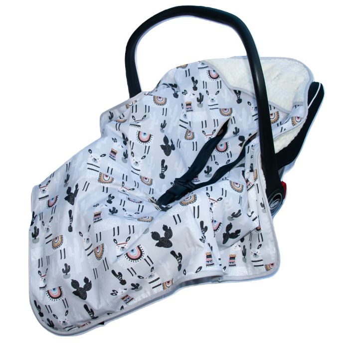 Autosēdeklīša guļammaiss "Lama" 80x80 cm 