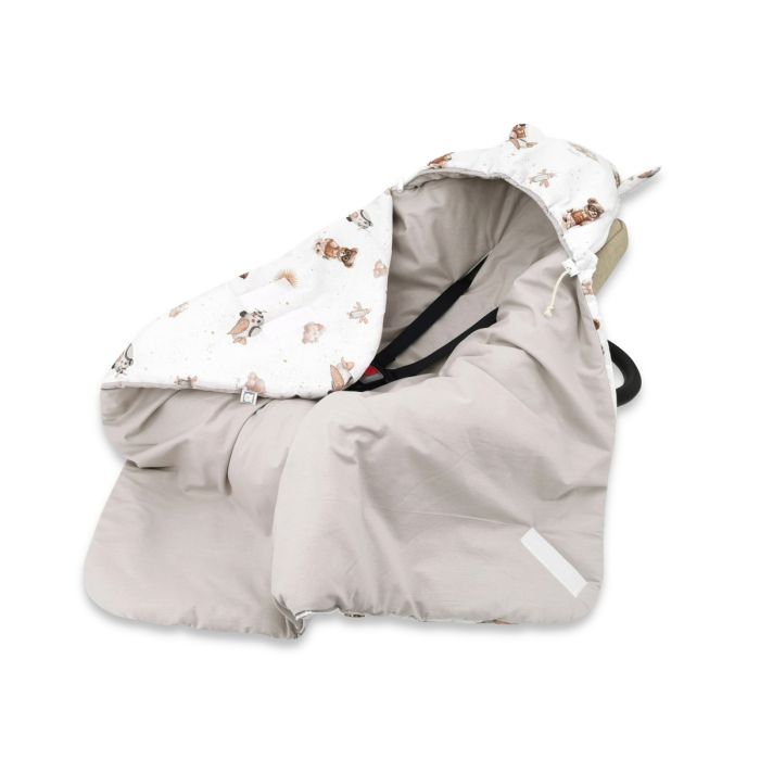 Autokrēsliņa guļammaiss  "Aviator teddy beige"