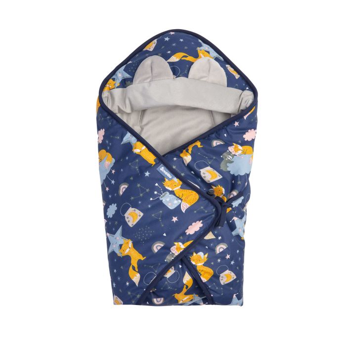 Autosēdeklīša guļammaiss "Foxes" 90x90 cm 