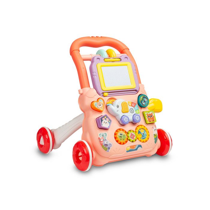 Stumjamais Interaktīvais staigulis "ZOO PINK"