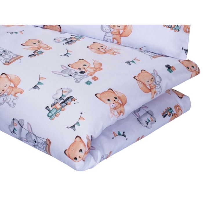 Gultas veļa komplekts šūpulim  80x70cm "Let's play" 