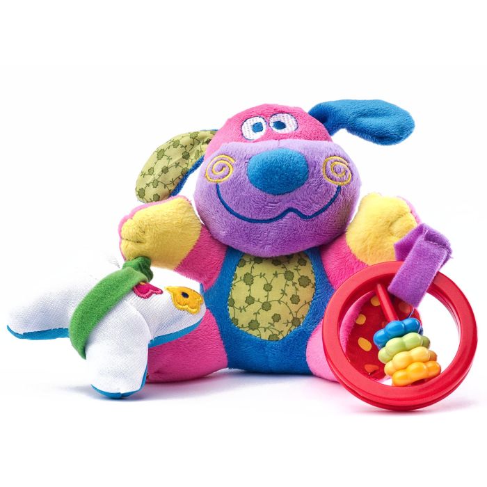 Minkšas žaislas kūdikiui su barškučiu