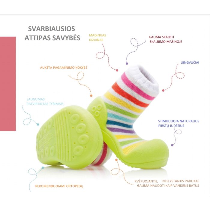 Mazuļu pirmās kurpes  Attipas "Cool summer" pink