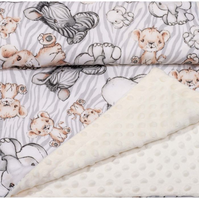 Bērnu pleds 100x75cm "Lion"  bēšs