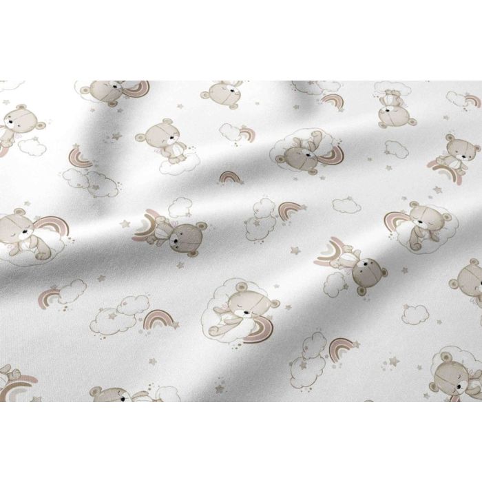 Gultas veļa bērniem 135x100 "Teddy ecru" 