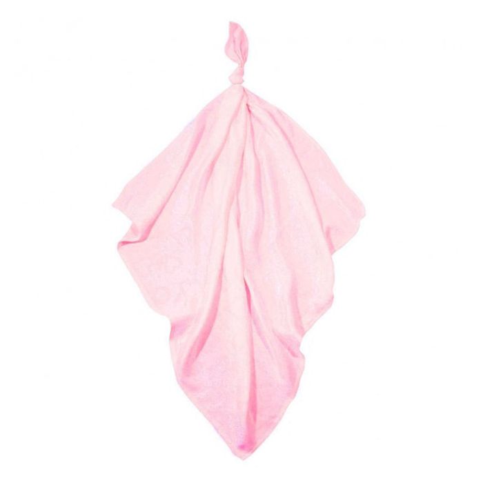 Bambusniedru autiņš "Sweet" 30x30cm rozā