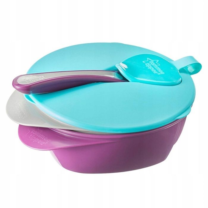 Tommee Tippee 2 šķivises ar  karoti