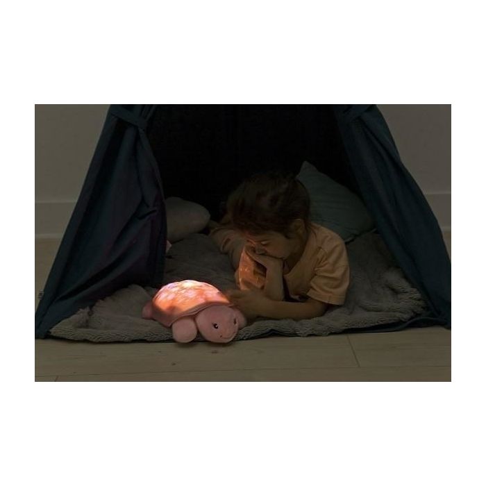 Cloud B nakts lampa ar gaismas projekciju Turtle twilight pink