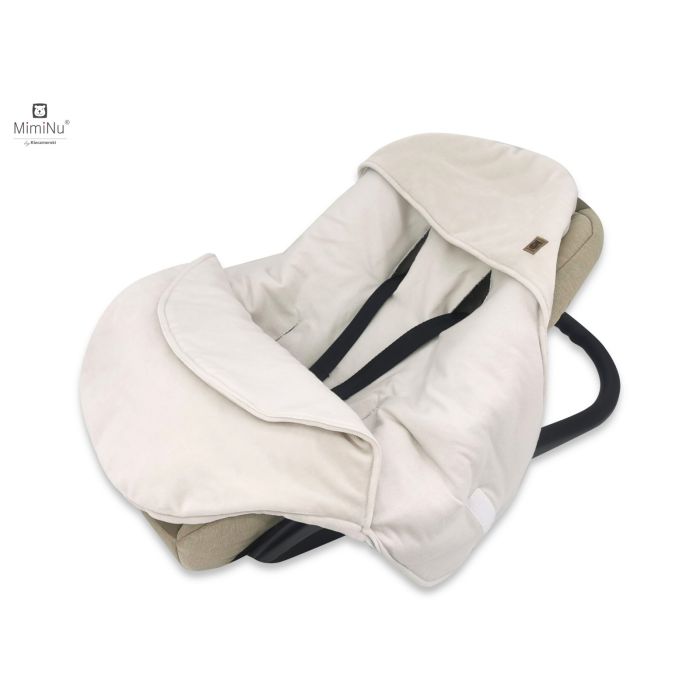 Autokrēsliņa (sega) guļammaiss"Cotton velour soft"