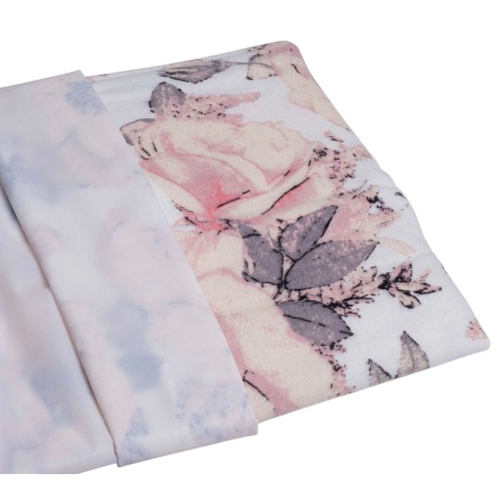Flaneļa autiņš ūdens necaurlaidīgi Maxi 45x115cm  "Roses"