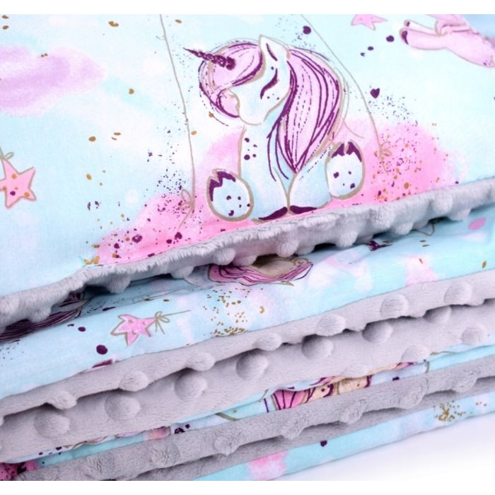 Komplekts ratiņiem "Ponny" sega 100x75cm un spilvens 30X40c