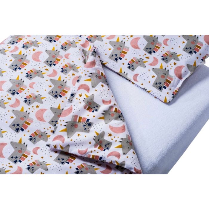 Gultas veļa komplekts šūpulim  80x70cm "Desert flame" 