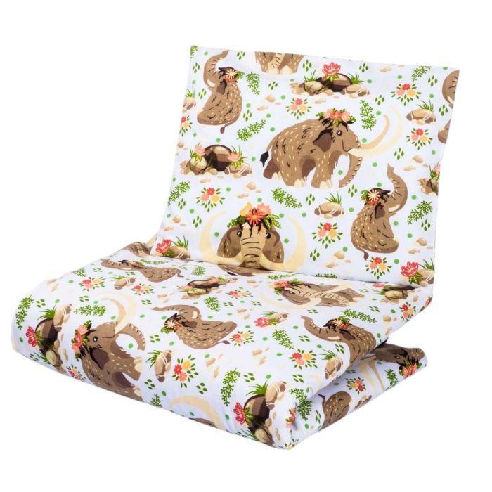 Bērnu gultas veļa ratiem "Peachie"