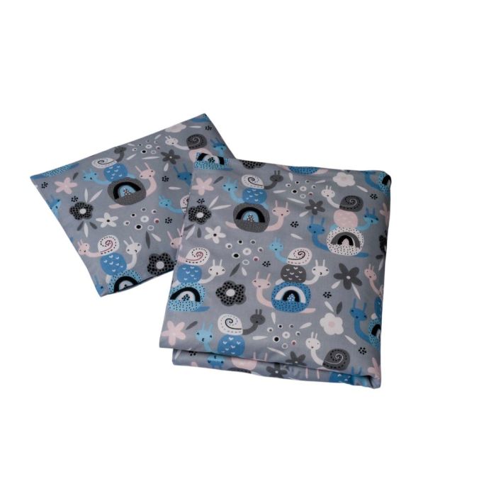 Bērnu gultas veļa ratiem "SNAIL"