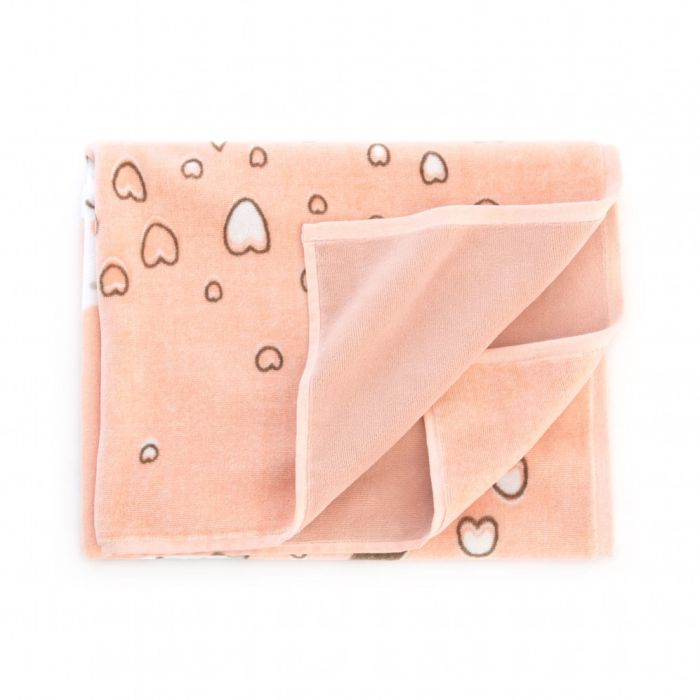 Bērnu kokvilnas velūra pleds  "CATS" 80x100 cm 