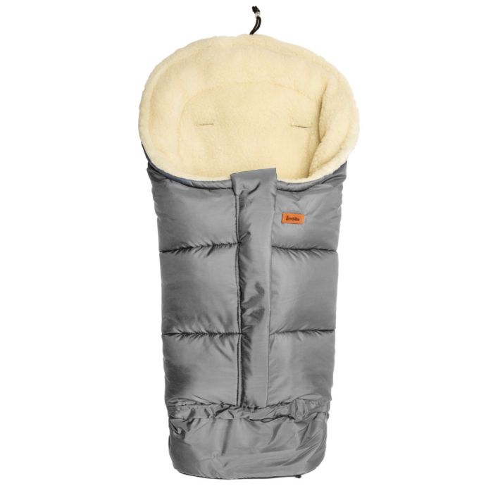 Guļammaiss bērnu ratiem  "Combi wool" GREY