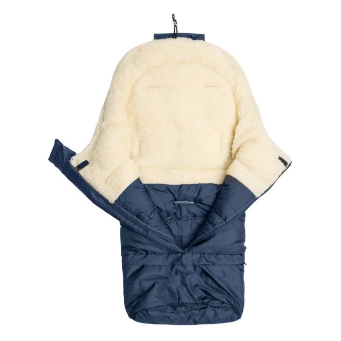 Guļammaiss bērnu ratiem  "Combi wool" Navy