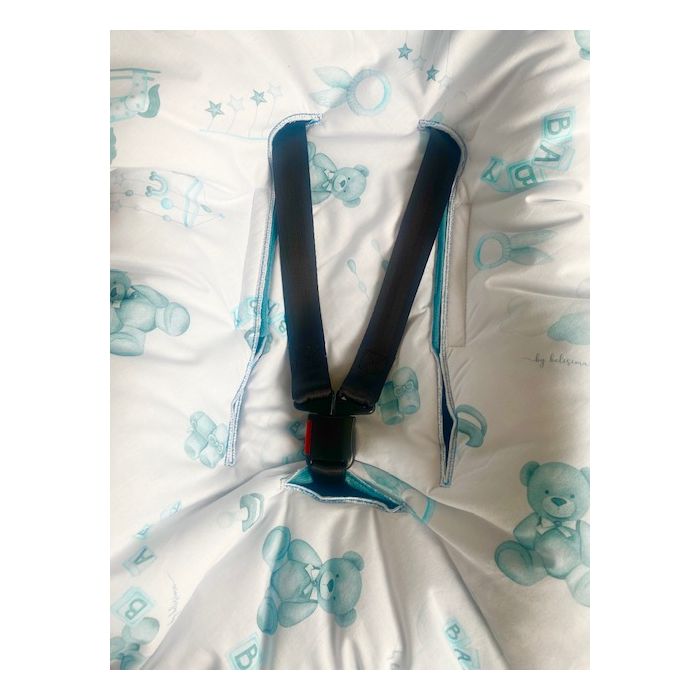 Autokrēsliņa guļammaiss "Baby boy" 90x90 cm