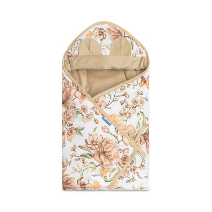 Pledas automobilinei kėdutei "Floral beige" 90x90 cm  internetu geresne kaina