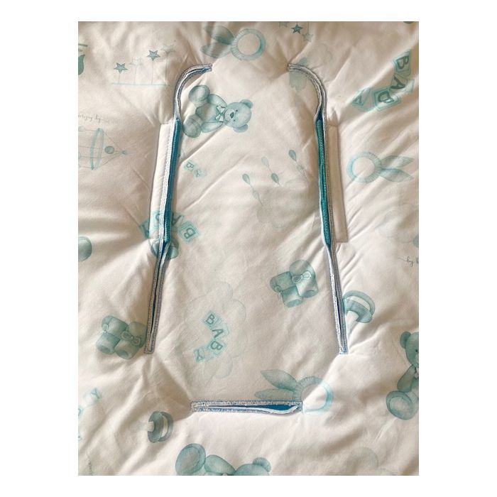 Autokrēsliņa guļammaiss "Baby boy" 90x90 cm