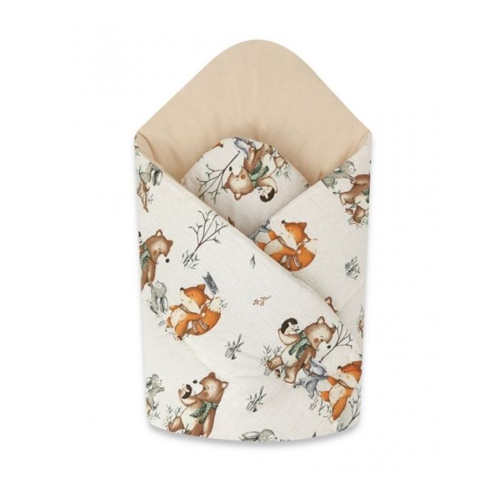 Komplekts jaundzimušajam no 6 daļām "Forest family beige"