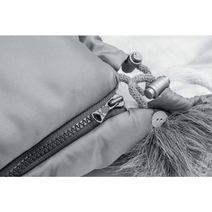 Šiltas miegmaišis - vokelis "MAIA" tamsiai pilkas