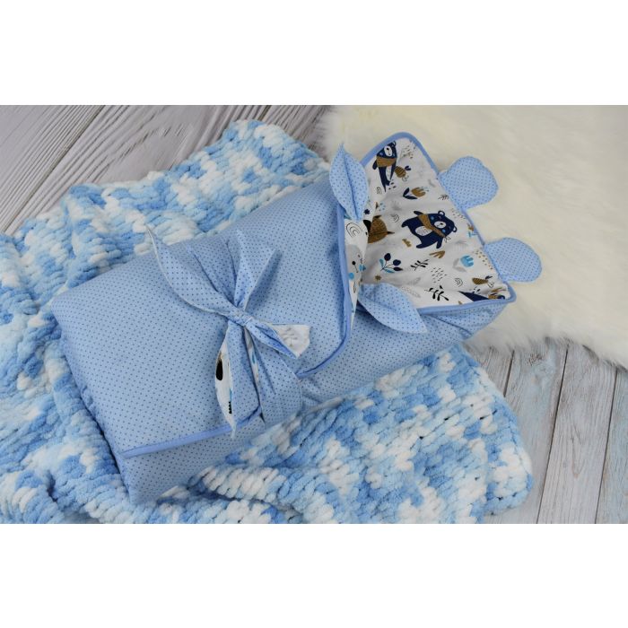 Konverts - paklājs  jaundzimušajiem 2in1 "Forest" diametrs 88 cm