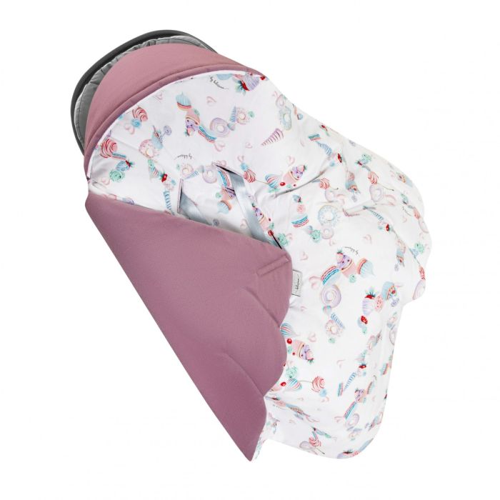 Autokrēsliņa guļammaiss "Dolce vita" 90x90 cm