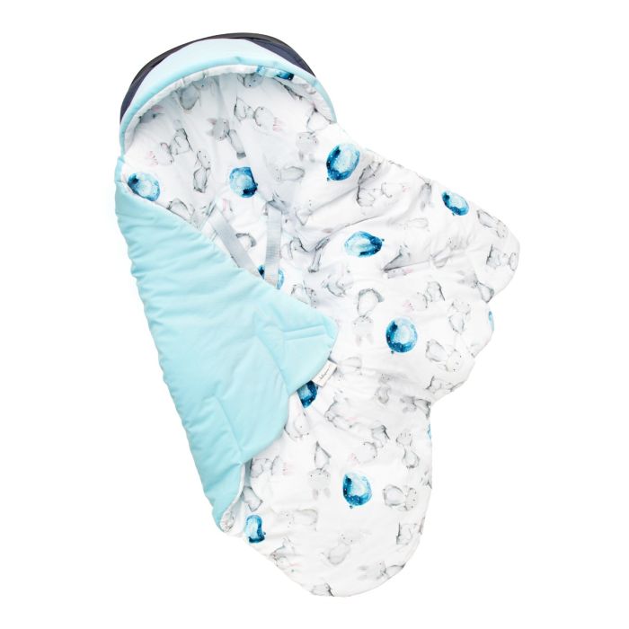 Autokrēsliņa guļammaiss "Little bunny" 90x90 cm