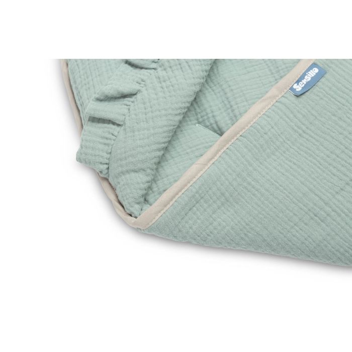 Autosēdeklīša muslīna guļammaiss "Natural" 90x90 cm khaki