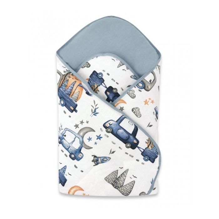 Komplekts jaundzimušajam no 6 daļām "On road blue"